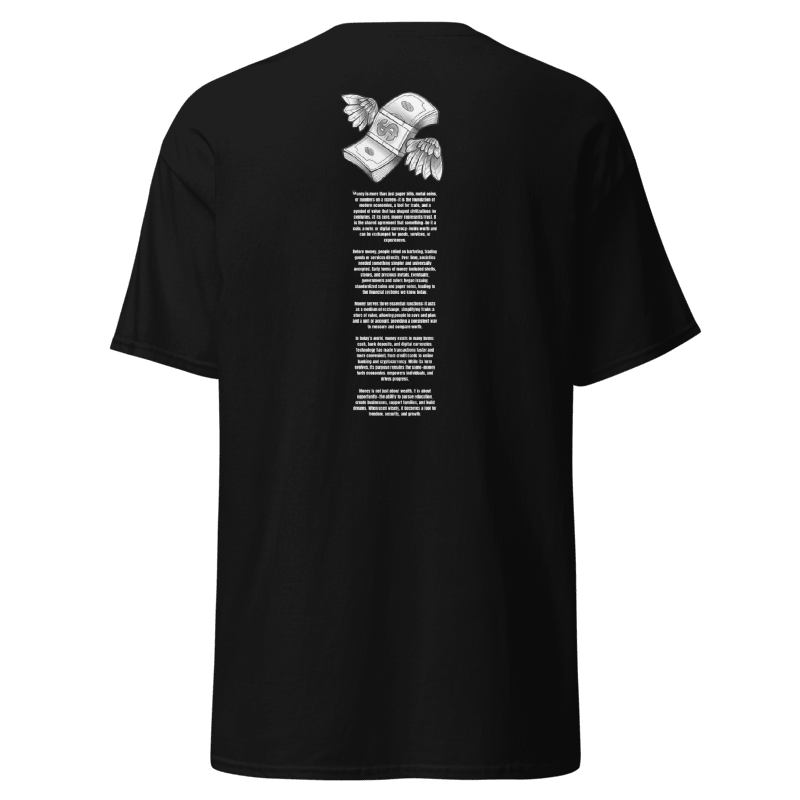 "WEALTH PROJECT" LE MONEY TEE (BL)