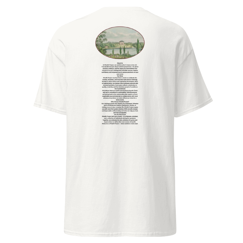 "WEALTH PROJECT" CLASSIC TEE (WH)