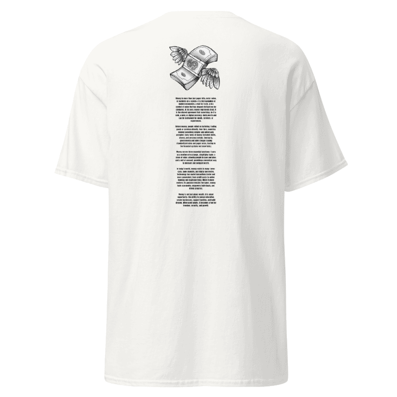 "WEALTH PROJECT" LE MONEY TEE (WH)