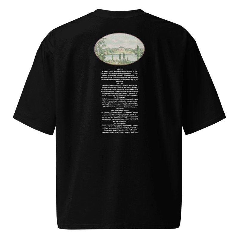 "WEALTH PROJECT" OVERSIZED TEE