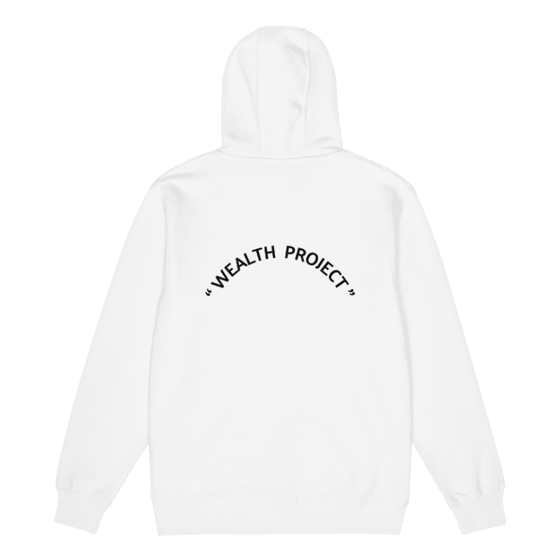 "WEALTH PROJECT" CURVED ZIP-UP