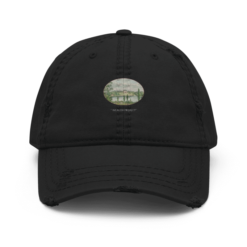 "WEALTH PROJECT" BASEBALL CAP (BL)