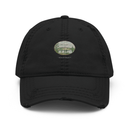 "WEALTH PROJECT" BASEBALL CAP (BL)