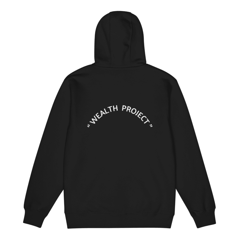 "WEALTH PROJECT" CURVED ZIP-UP