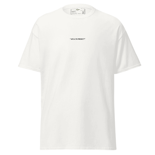 "WEALTH PROJECT" CLASSIC TEE (WH)