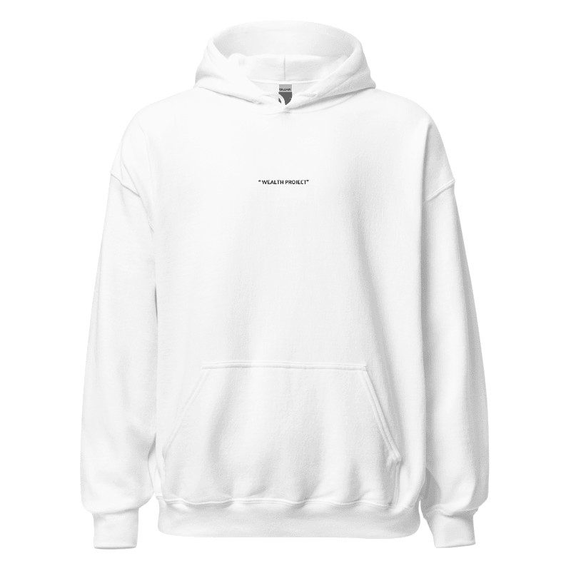 "WEALTH PROJECT" CLASSIC HOODIE (WH)